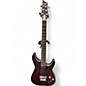 Used Schecter Guitar Research C-1 PLATINUM FR -SUSTANIC Crimson Red Burst Solid Body Electric Guitar thumbnail