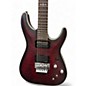 Used Schecter Guitar Research C-1 PLATINUM FR -SUSTANIC Crimson Red Burst Solid Body Electric Guitar