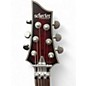Used Schecter Guitar Research C-1 PLATINUM FR -SUSTANIC Crimson Red Burst Solid Body Electric Guitar