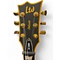 Used ESP LTD EC1000 Black and Gold Solid Body Electric Guitar