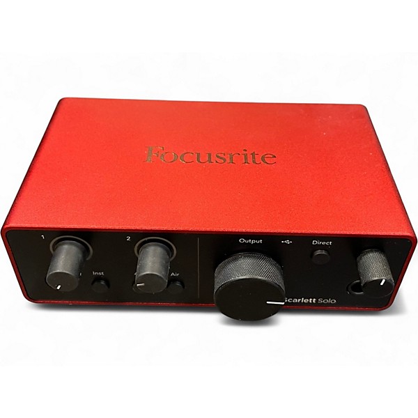 Used Focusrite Scarlett Solo Studio 4th Gen Pack Audio Interface