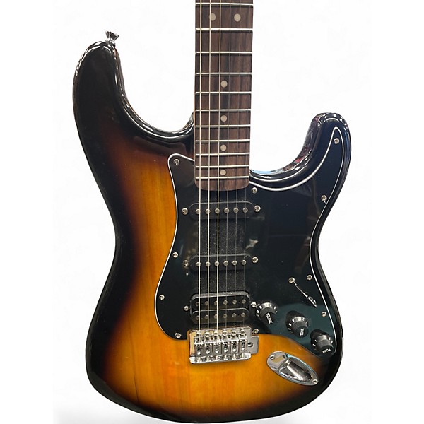 Used Squier Affinity Stratocaster 2 Tone Sunburst Solid Body Electric Guitar