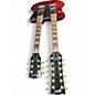 Used 2010s Gibson Reissue SG Double Neck wine red Solid Body Electric Guitar