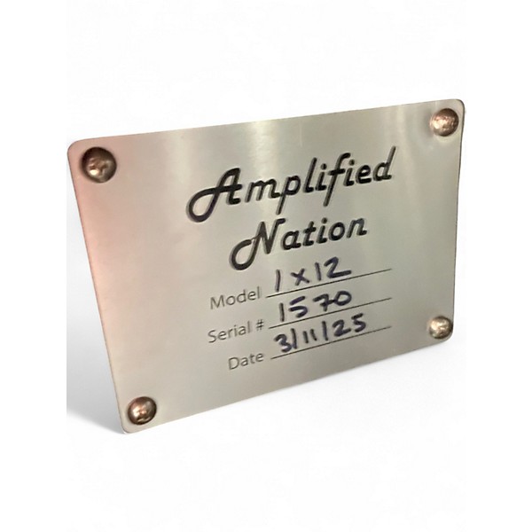 Used Amplified Nation 1X12 CAB W G-12 65 Guitar Cabinet