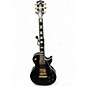 Used 2024 Gibson Les Paul Custom Ebony Solid Body Electric Guitar thumbnail