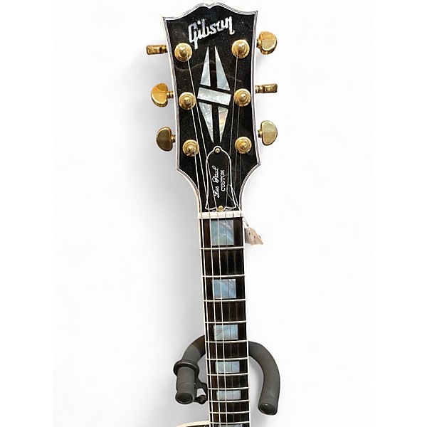 Used 2024 Gibson Les Paul Custom Ebony Solid Body Electric Guitar