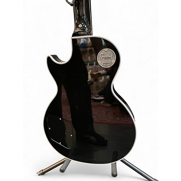 Used 2024 Gibson Les Paul Custom Ebony Solid Body Electric Guitar