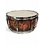 Used Pearl 6.5X14 Limited Edition Snare Natural Burl Drum