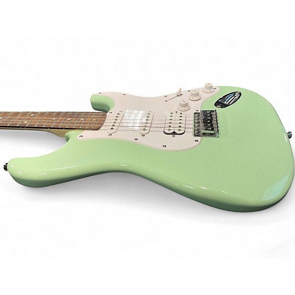 Used 2023 Squier Sonic Stratocaster HSS Surf Green Solid Body Electric Guitar