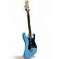 Used 2023 Squier Affinity Stratocaster Blue Solid Body Electric Guitar