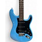 Used 2023 Squier Affinity Stratocaster Blue Solid Body Electric Guitar