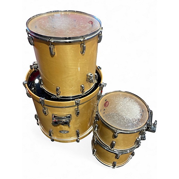 Used Pearl 4 Piece Vision Natural Drum Kit