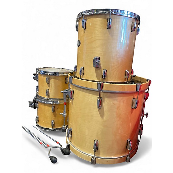 Used Pearl 4 Piece Vision Natural Drum Kit