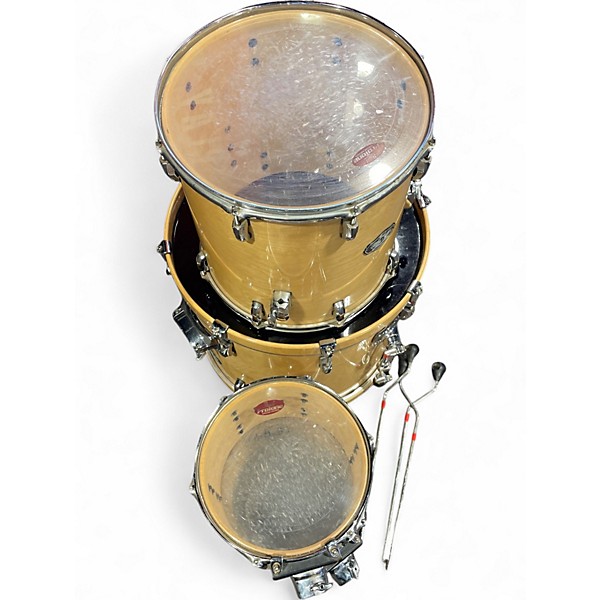 Used Pearl 4 Piece Vision Natural Drum Kit