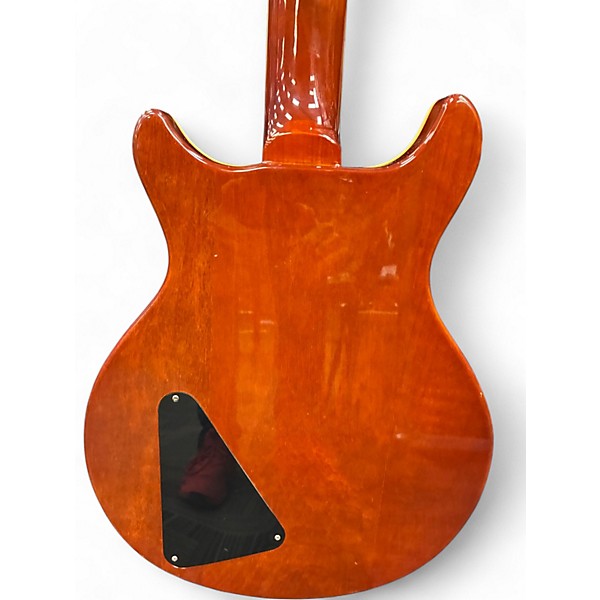 Used Hamer Sunburst Q/T Orangeburst Solid Body Electric Guitar