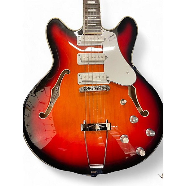 Used VOX Bobcat BC-S66 2 Color Sunburst Hollow Body Electric Guitar