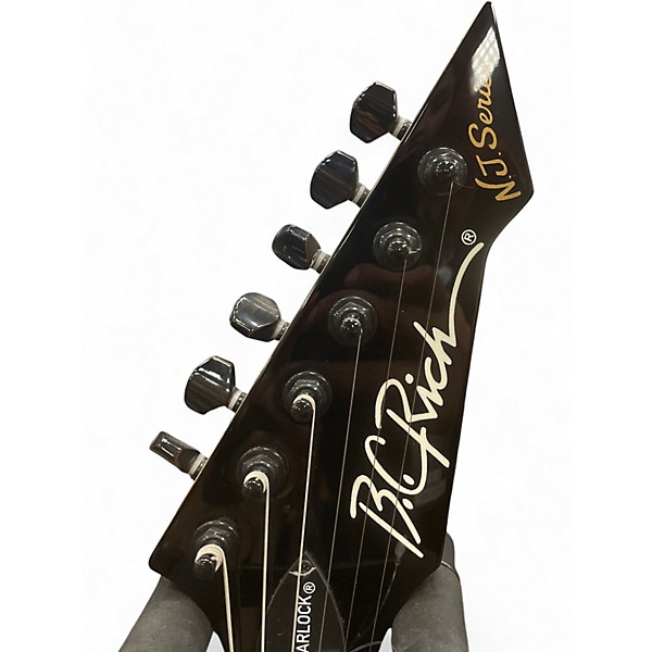 Used B.C. Rich Warlock Black Solid Body Electric Guitar