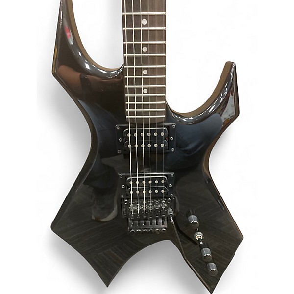 Used B.C. Rich Warlock Black Solid Body Electric Guitar
