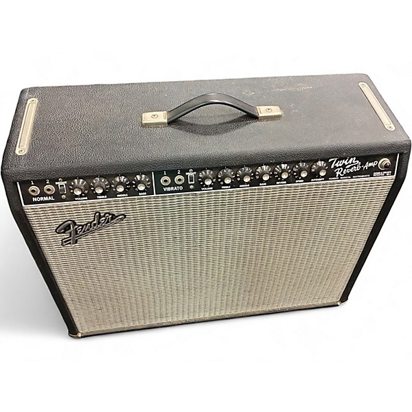 Used Fender 1965 Reissue Twin Reverb 85W 2x12 Tube Guitar Combo Amp