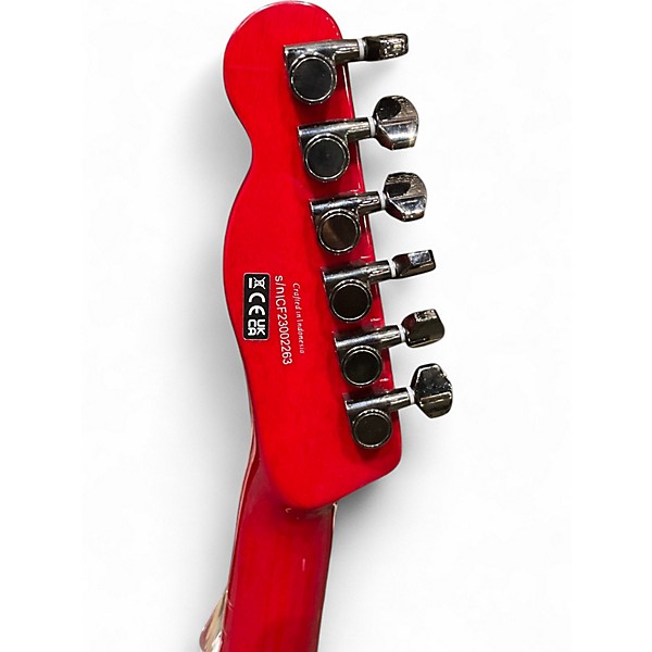 Used Fender Special Edition Telecaster Candy Apple Red Solid Body Electric Guitar
