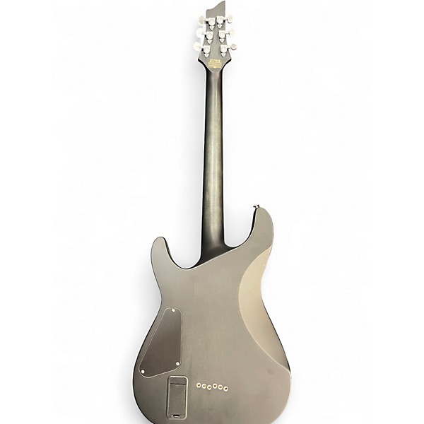 Used Schecter Guitar Research C1 Platinum Trans Black Solid Body Electric Guitar