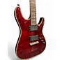 Used Schecter Guitar Research Hellraiser C1 Black Cherry Solid Body Electric Guitar