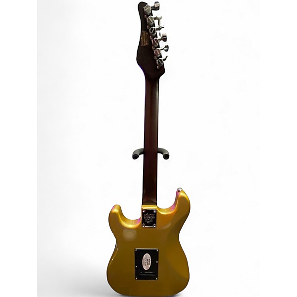 Used Schecter Nick Johnston 10th Anniversary Atomic Saffron Solid Body Electric Guitar