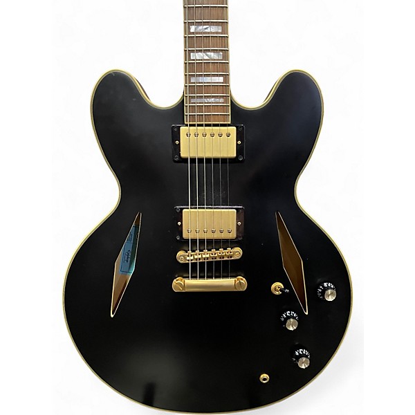Used Epiphone EMILY WOLFE SHERATON Black Hollow Body Electric Guitar
