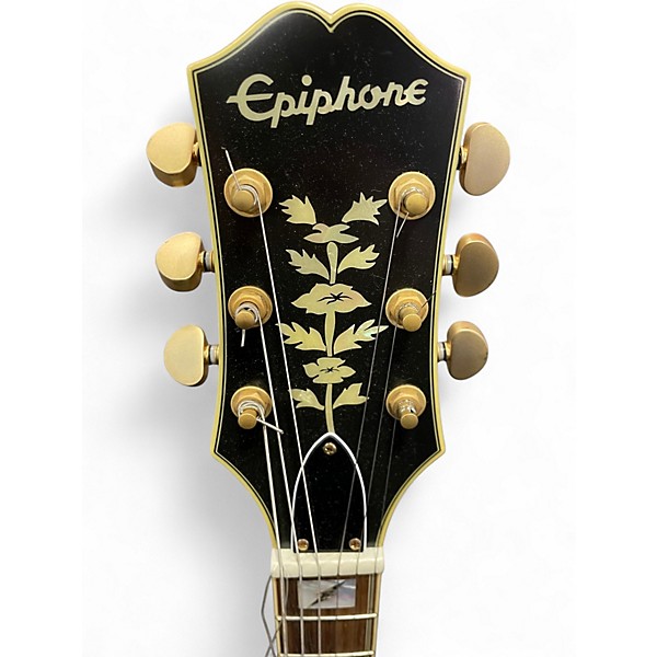 Used Epiphone EMILY WOLFE SHERATON Black Hollow Body Electric Guitar