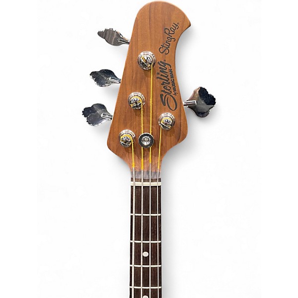 Used Sterling by Music Man Ray SS4 Blue Electric Bass Guitar