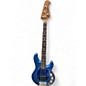 Used Sterling by Music Man Ray SS4 Blue Electric Bass Guitar