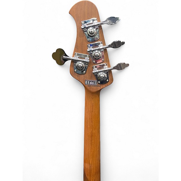 Used Sterling by Music Man Ray SS4 Blue Electric Bass Guitar