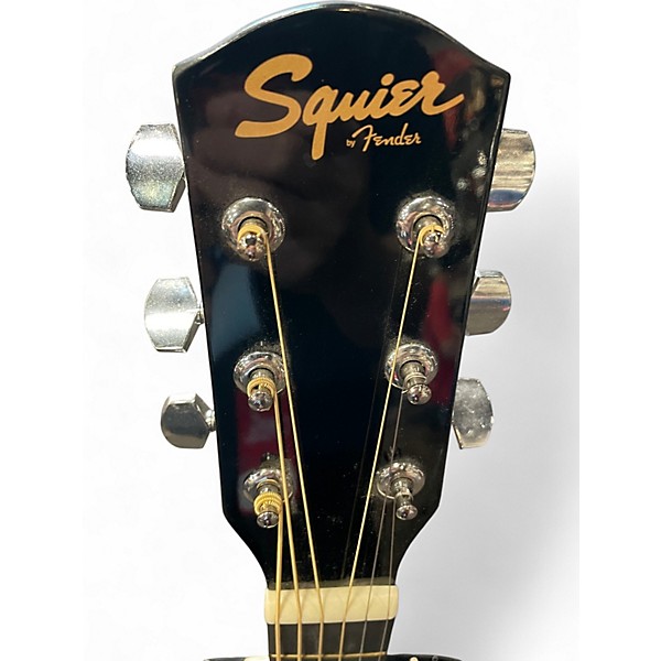 Used Fender SA-150 Black Acoustic Guitar
