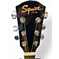 Used Fender SA-150 Black Acoustic Guitar