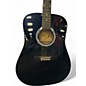 Used Fender SA-150 Black Acoustic Guitar