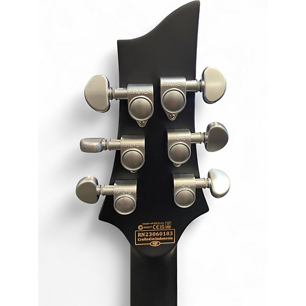 Used Schecter Guitar Research C1 Platinum Black Onyx Solid Body Electric Guitar
