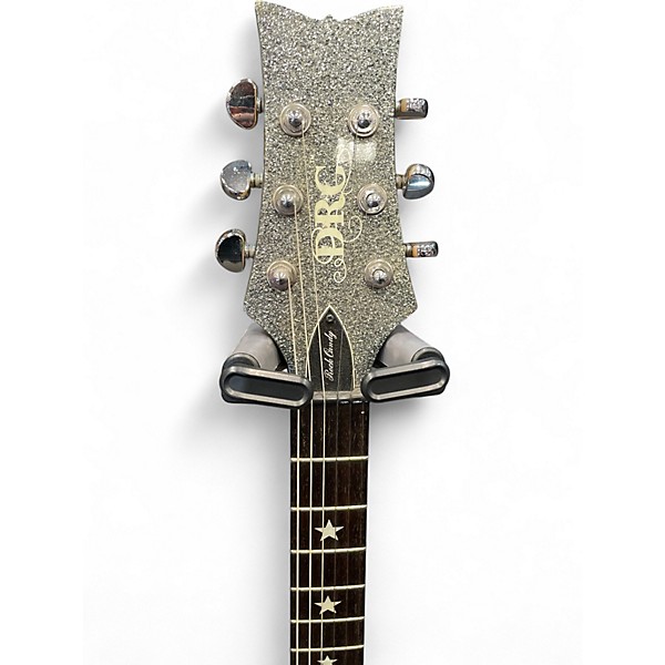 Used Daisy Rock Rock Candy Special Silver Sparkle Solid Body Electric Guitar
