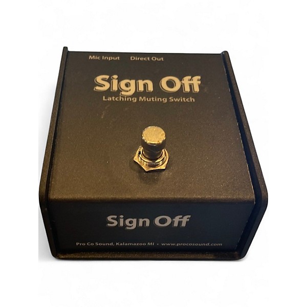 Used ProCo SIGN OFF Vocal Processor