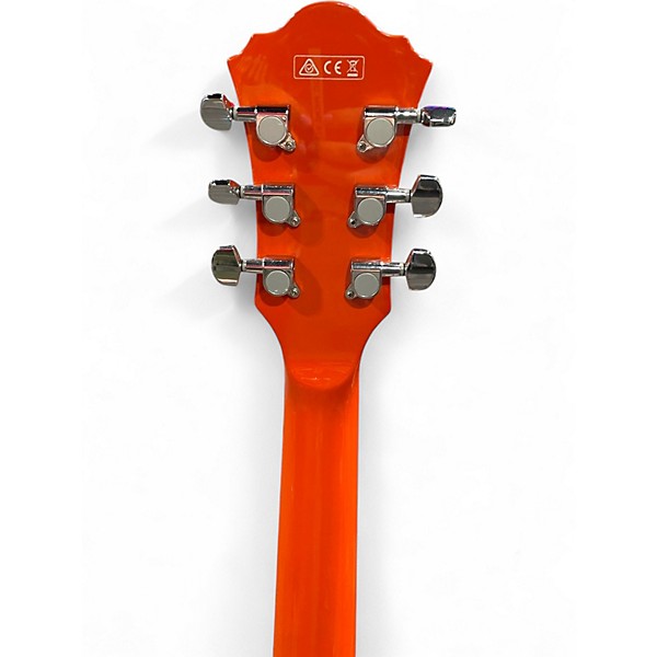 Used Ibanez AS63 Orange Hollow Body Electric Guitar