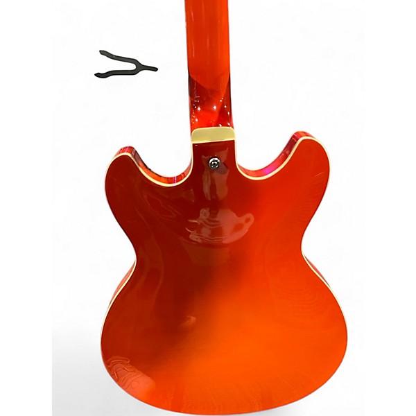 Used Ibanez AS63 Orange Hollow Body Electric Guitar