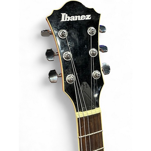 Used Ibanez AS63 Orange Hollow Body Electric Guitar