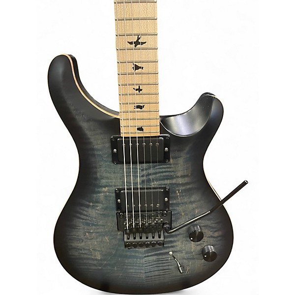 Used 2019 PRS DW CE 24 FLAMED BLUE BURST Solid Body Electric Guitar