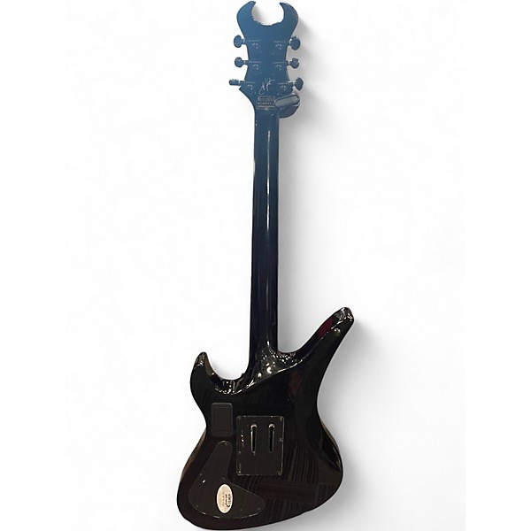 Used 2024 Schecter Guitar Research Synyster Gates Signature Custom S Black with Silver Pinstripes Solid Body Electric Guitar