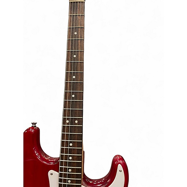Used Fender Squier guitar red Solid Body Electric Guitar