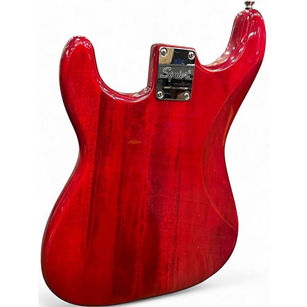 Used Fender Squier guitar red Solid Body Electric Guitar