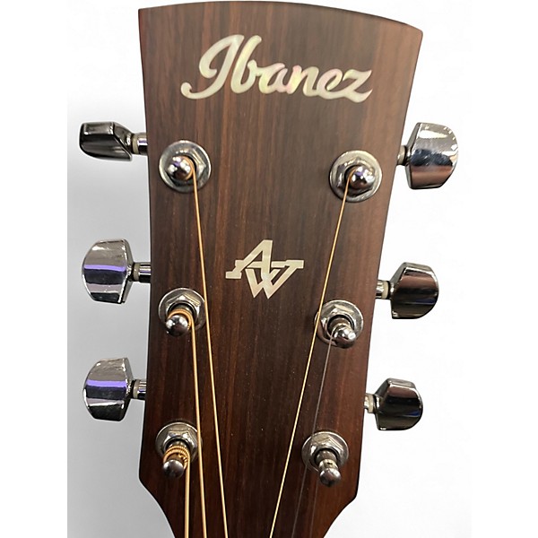 Used Ibanez AW54CEOPM Natural Acoustic Electric Guitar