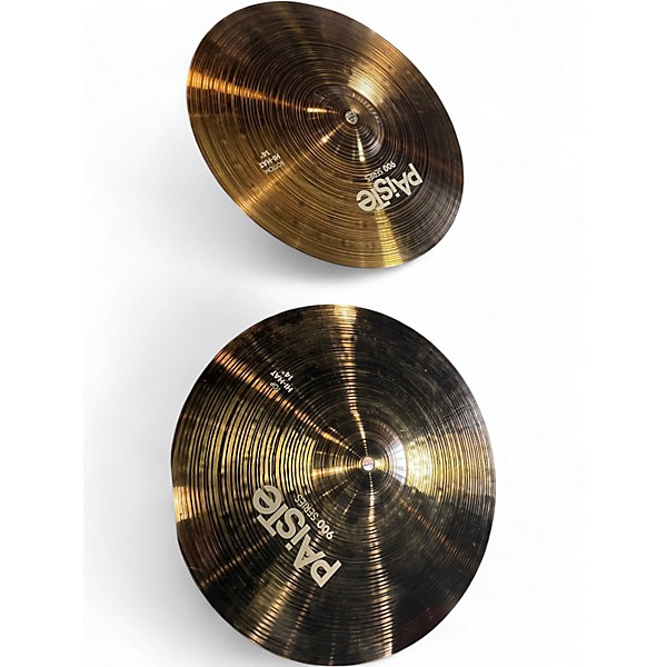 Used Paiste 14in 900 SERIES HI HAT PAIR Cymbal