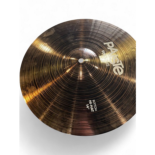Used Paiste 14in 900 SERIES HI HAT PAIR Cymbal