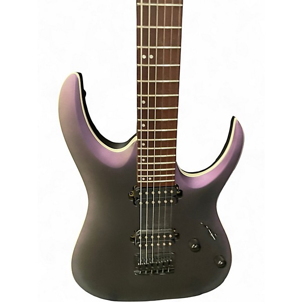 Used Ibanez rga42ex aurora burst Solid Body Electric Guitar