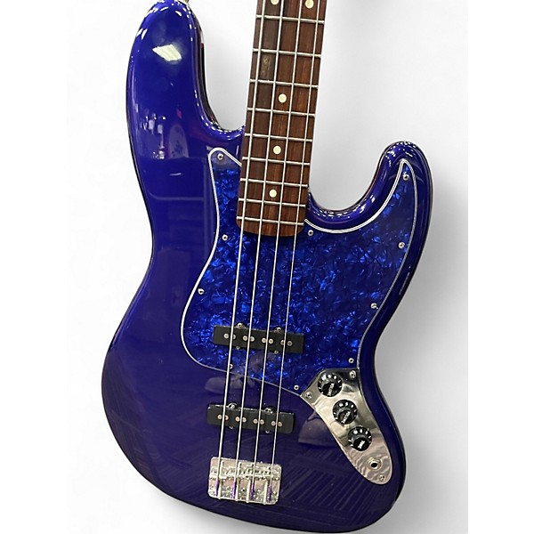 Used Fender Jazz Bass Dark Blue Electric Bass Guitar